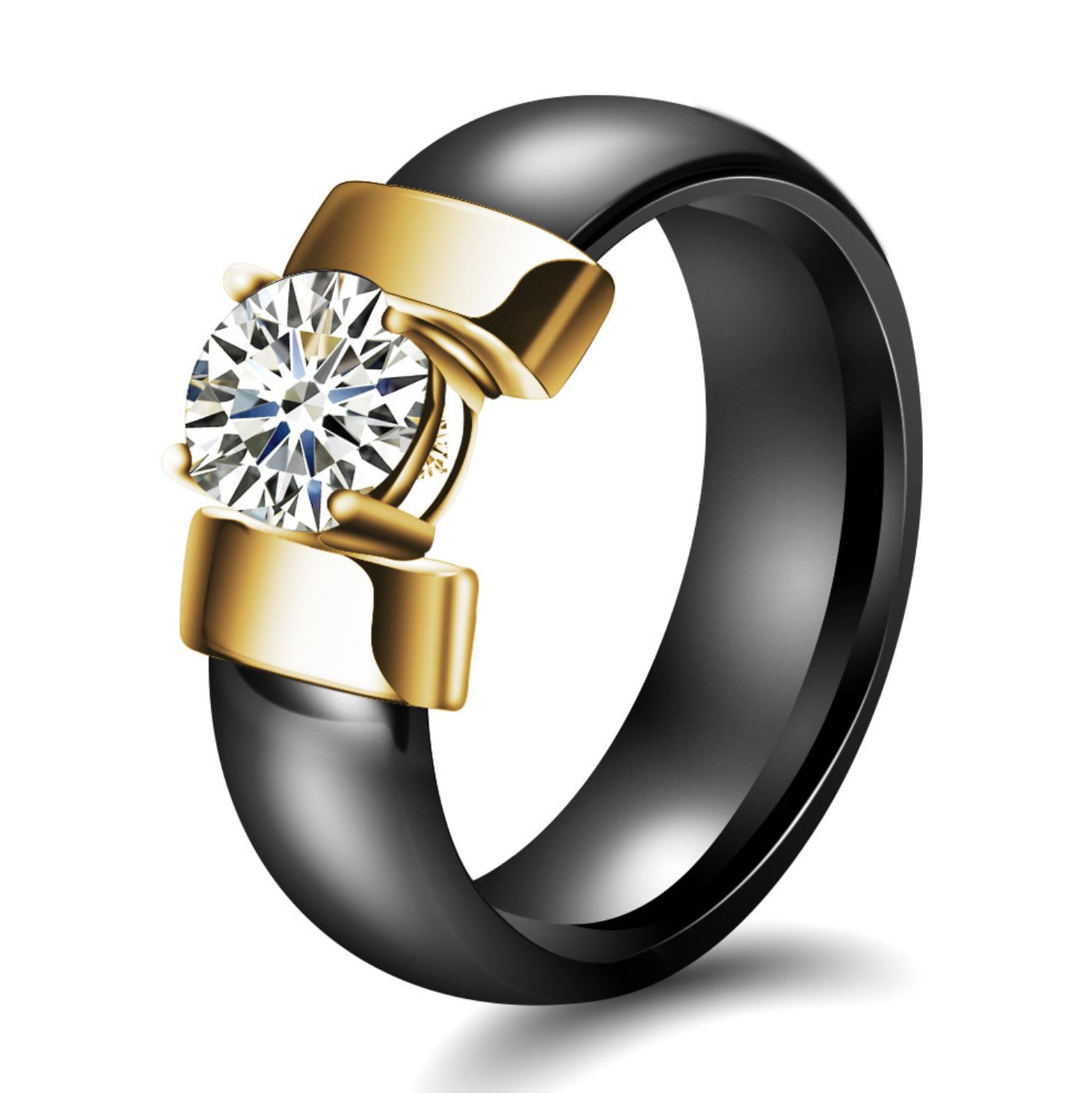 Womens ceramic deals rings