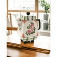 thumbnail image 1 of Ceramic Rose Teapot Hand Painted 6.75 Inch 40 Ounce, 1 of 3