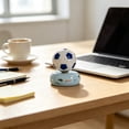 thumbnail image 1 of Ceramic Rotating Soccer Ball Desk Toy – Stress Relief Fidget Spinner, Desktop Decoration, 5 Colors, Smooth Spin, for Office Home Gift, 1 of 6