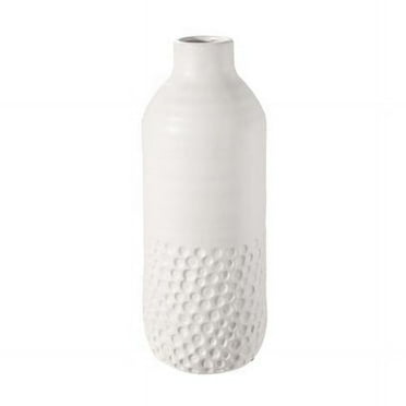 Ceramic Round Bottle Vase Matte Finish