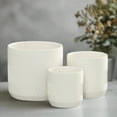 thumbnail image 1 of Nelly Diamond Pattern Ceramic Pot (Set of 3), 1 of 10