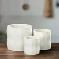 thumbnail image 1 of Nelly Diamond Pattern Ceramic Pot (Set of 3), 1 of 11