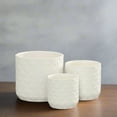 thumbnail image 1 of Nelly Diamond Pattern Ceramic Pot (Set of 3), 1 of 11