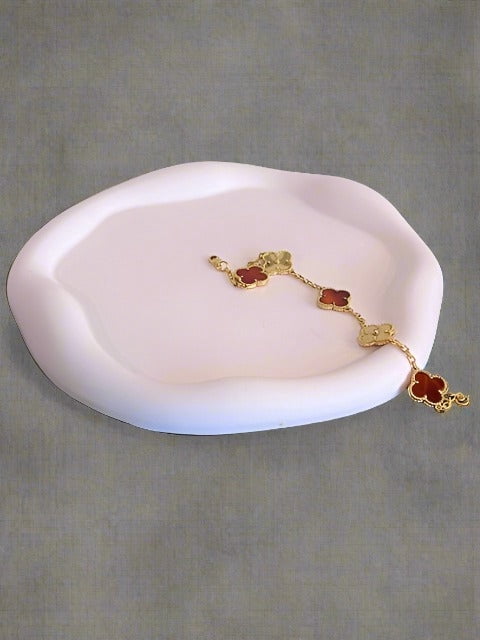 Grey Design Large Ceramic Jewelry Tray main image 0