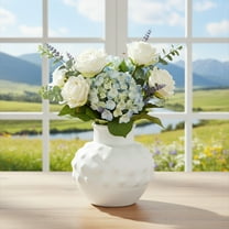 Ginny Ceramic Round Vase