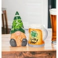 thumbnail image 1 of Ceramic Saint Patricks Day Gnome Salt and Pepper Shakers 4" High, 1 of 4
