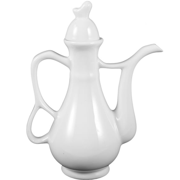 Ceramic Sake Jug Home Liquor Holder Interior Decor Wine Rack Antique Pot Container