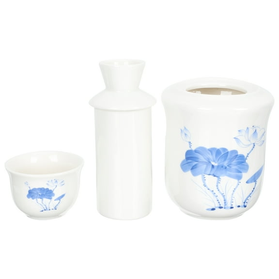 BEADCEST Sake Warmer Ceramic 1 Set 5.89X3.54X3.54in