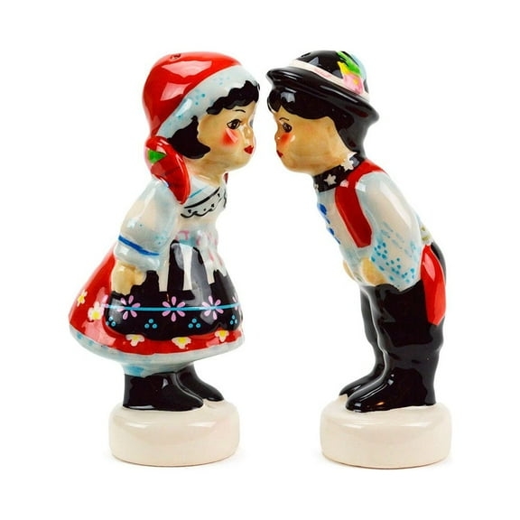 Ceramic Salt & Pepper Czech Couple