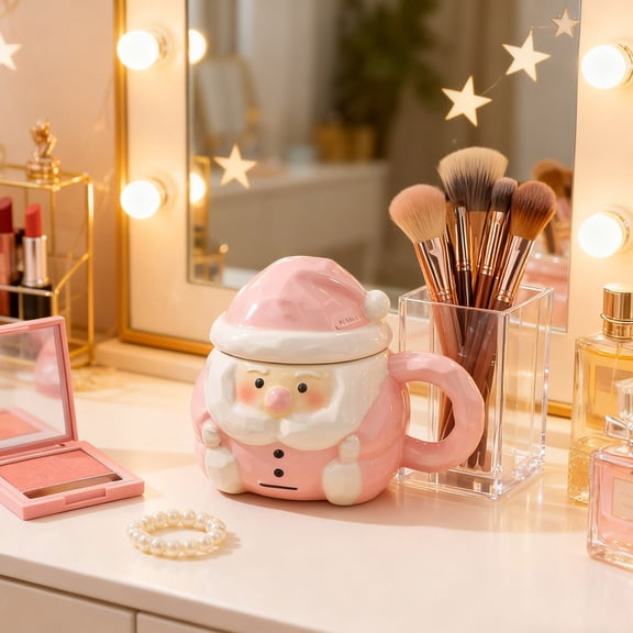 Ceramic Santa Christmas Mug - Festive Holiday Design For Coffee And Cocoa, Dishwasher Safe, Perfect For Winter Celebrations And Gifts