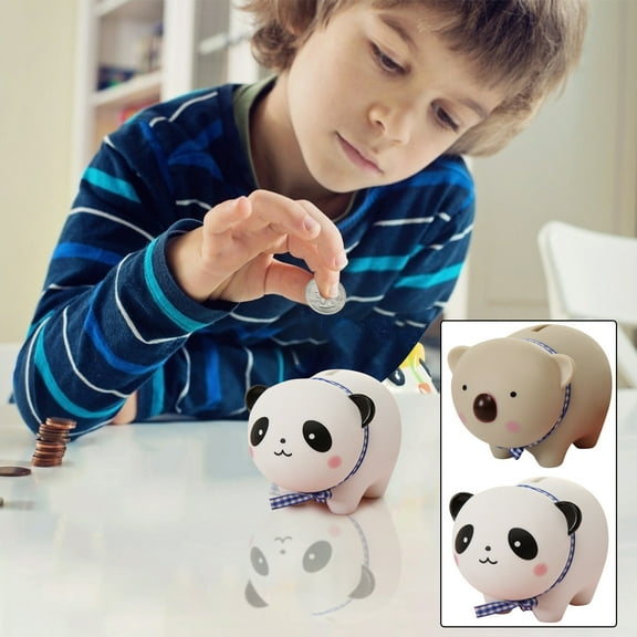 Ceramic Savings Bank | Decorative Coin Bank for Home Tabletop Display | Cute Small House Style | Gift Idea for Birthday Christmas | Reinforced Packaging | 1 Piece