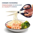 thumbnail image 1 of Ceramic Scissors Ultra Sharp Rust-proof Antibacterial for Kitchen & Craft, 1 of 5