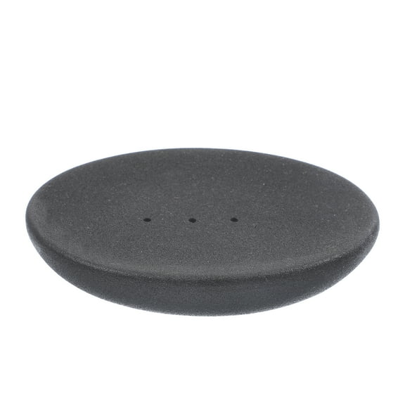 Raindrops Decorative Tray Soap Holder Ceramic Black 1Pack Design