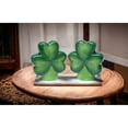 thumbnail image 1 of Ceramic Shamrock Salt and Pepper Shakers St. Patricks Day Gift, 1 of 3