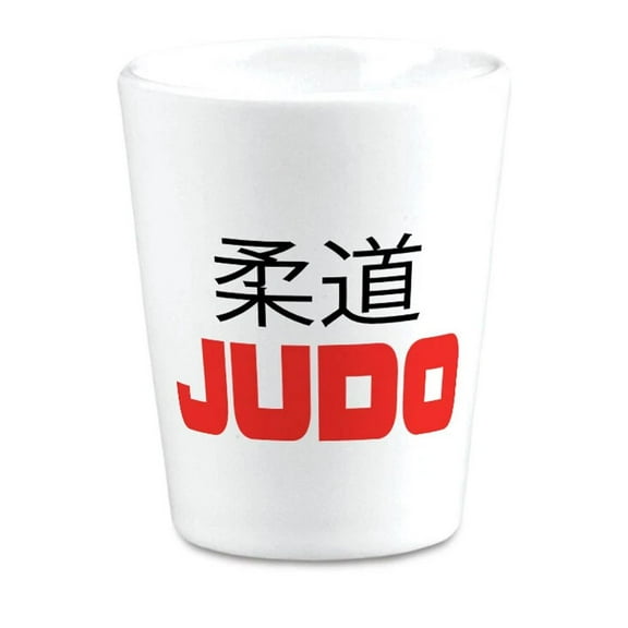 Ceramic Shot Glasses Judo Sport Olympics Bar Supplies Accessories 2 Oz