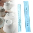 Ceramic Shrinkage Scale Ruler 2pcs Pottery Ruler With Standard Ruler