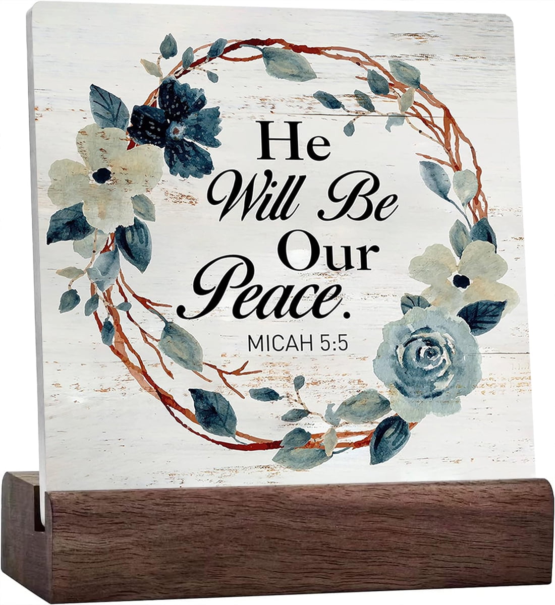 Ceramic Sign 4x4 Inch Bible Verse Micah Ceramic Sign Rustic Scripture ...