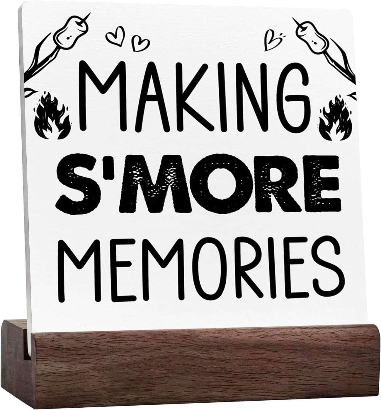 Ceramic Sign 4x4 Inch Camping Ceramic Plaque Sign House Decor Country S ...