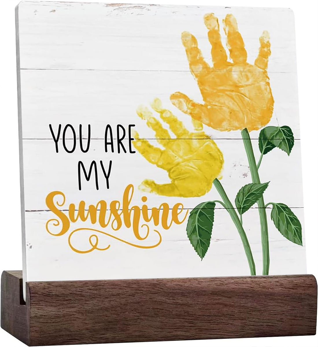 Ceramic Sign 4x4 Inch Plaque Sign with Wood Stand Desk Decor Love Signs ...