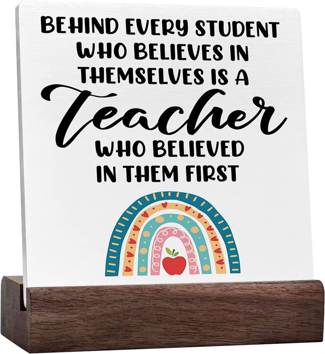 Ceramic Sign 4x4 Inch Teacher Thank You Appreciation Gifts For Teacher ...