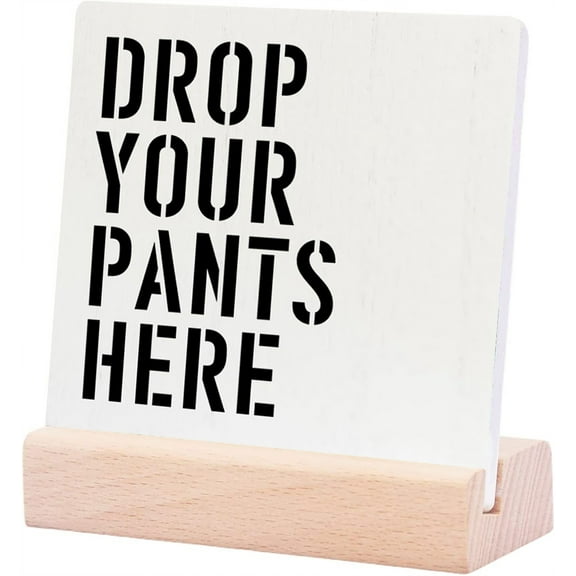 Ceramic Sign 4x4Inch Humor Laundry Room Decor Farmhouse Home Office Decor Laundry Room Signs Rustic Laundry Room Accessories Laundry Room Essentials Bathroom Signs Wood Plaque For Desk Shelf Table