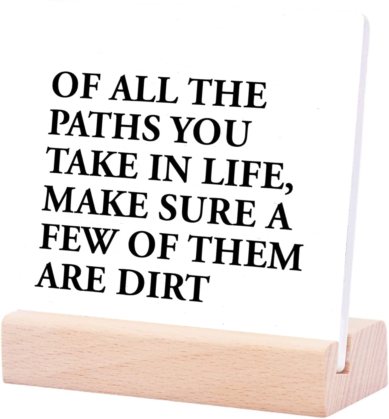 Mental Health Positive Quotes Desk Decor Gifts For Women Men, This Is A