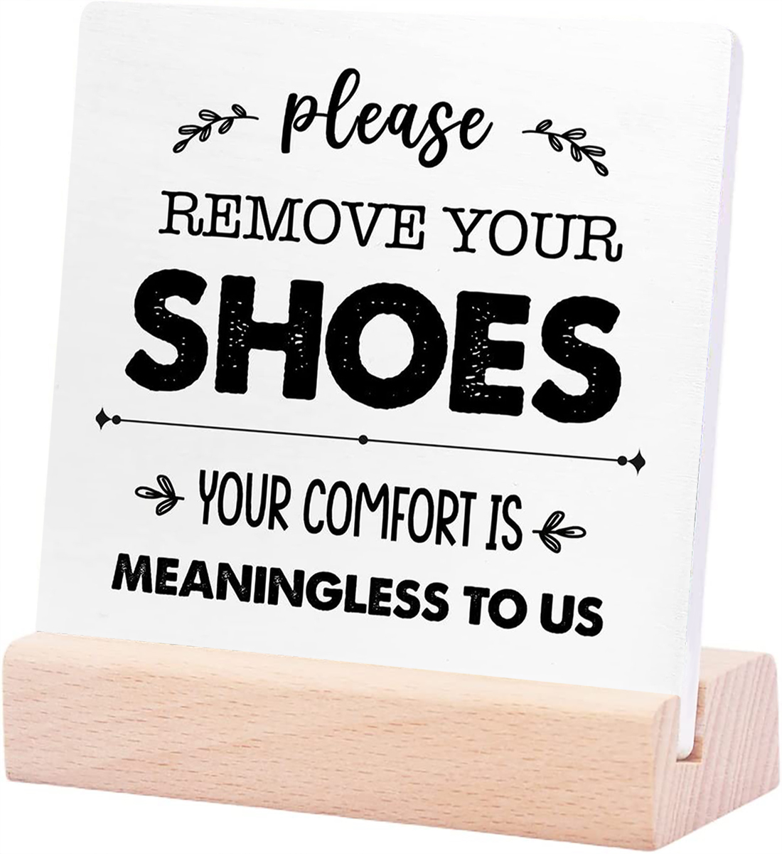 479-MMHH-WSSY Wooden Box Sign, 5x5 Inches Inspirational Desk Decor, Freestanding Table Accent Or Wall Hanging