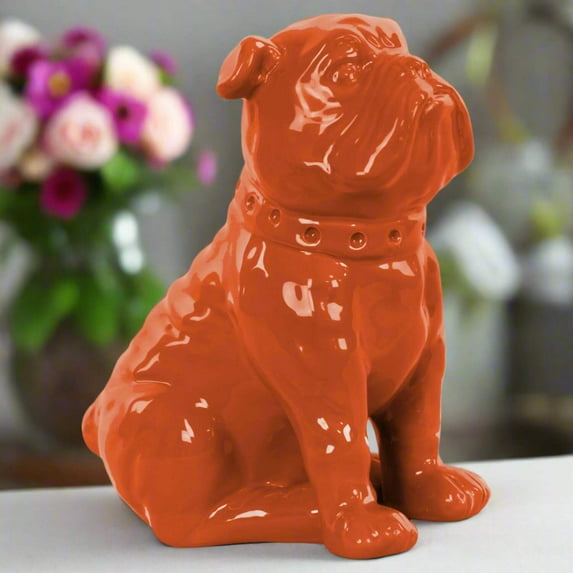 Hudson Glossy Bulldog Figurine