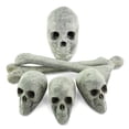 thumbnail image 1 of Ceramic Skulls and Crossbones Bundle, Fireproof Decor for Fireplaces, 1 of 2