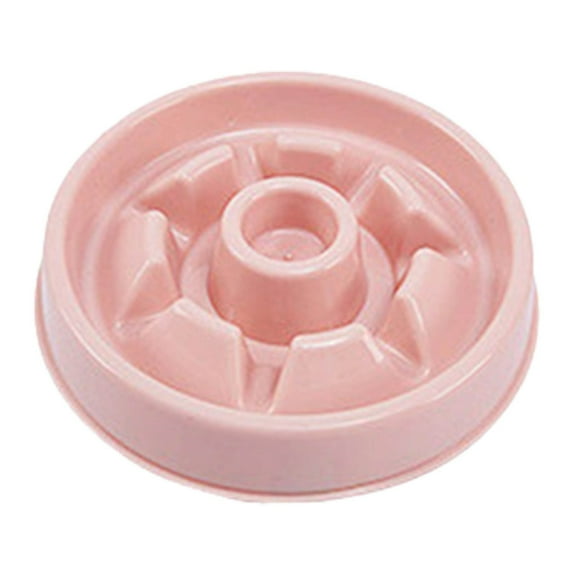 Ceramic Slow Dog Feeder Bowl For Small Dog Raised Slow Dog Food Bowl Circle Shape 3 Colors 4 Models
