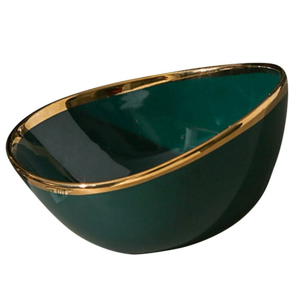 Ceramic Snack Bowl Coffee Table Fruit Salad Mixing Soup Candy Household Ceramics