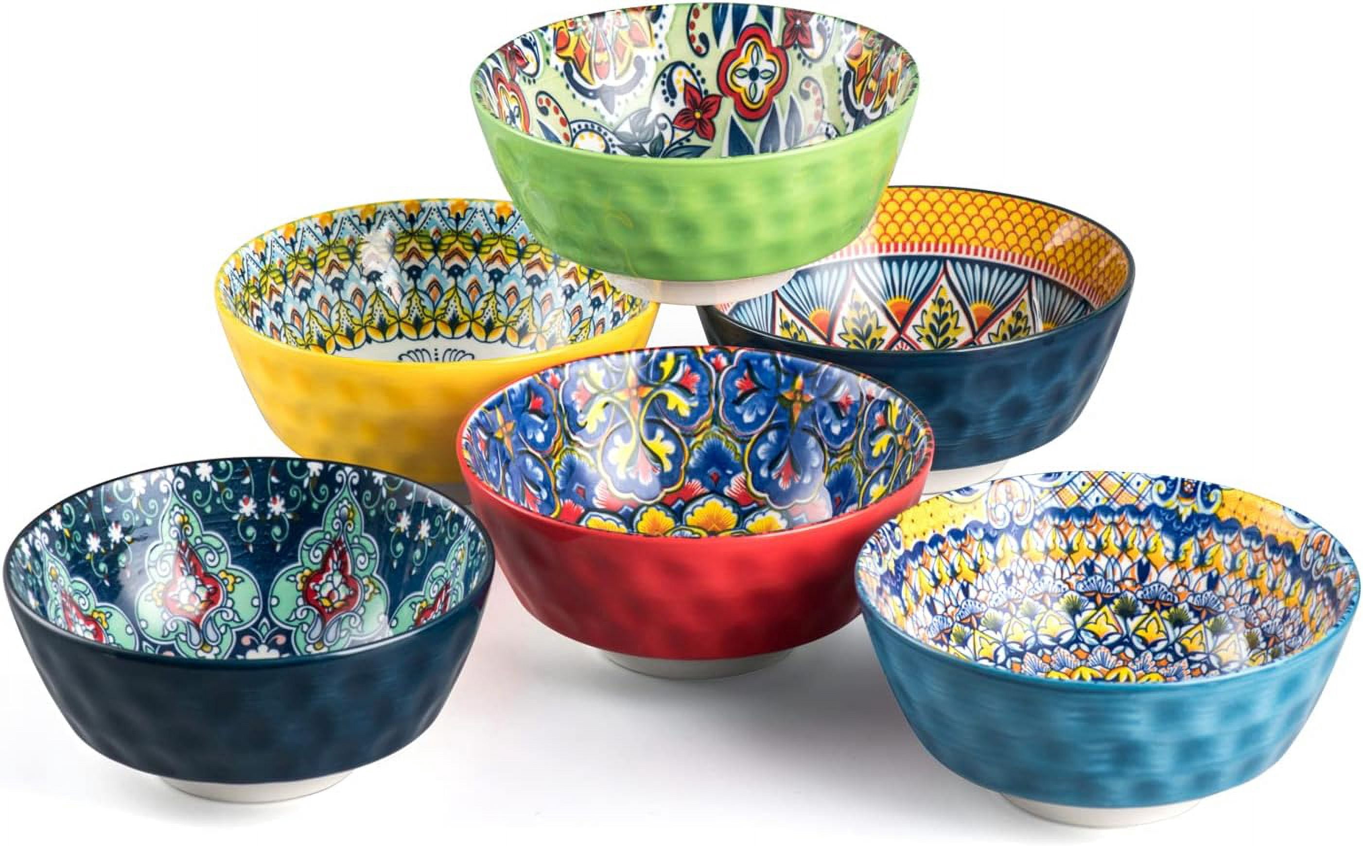 Casafina Ceramic Stoneware 22 Oz Soup & Cereal Bowl - Taormina White & Gold, Hand-Painted 18K Gold Rim, Made In Portugal