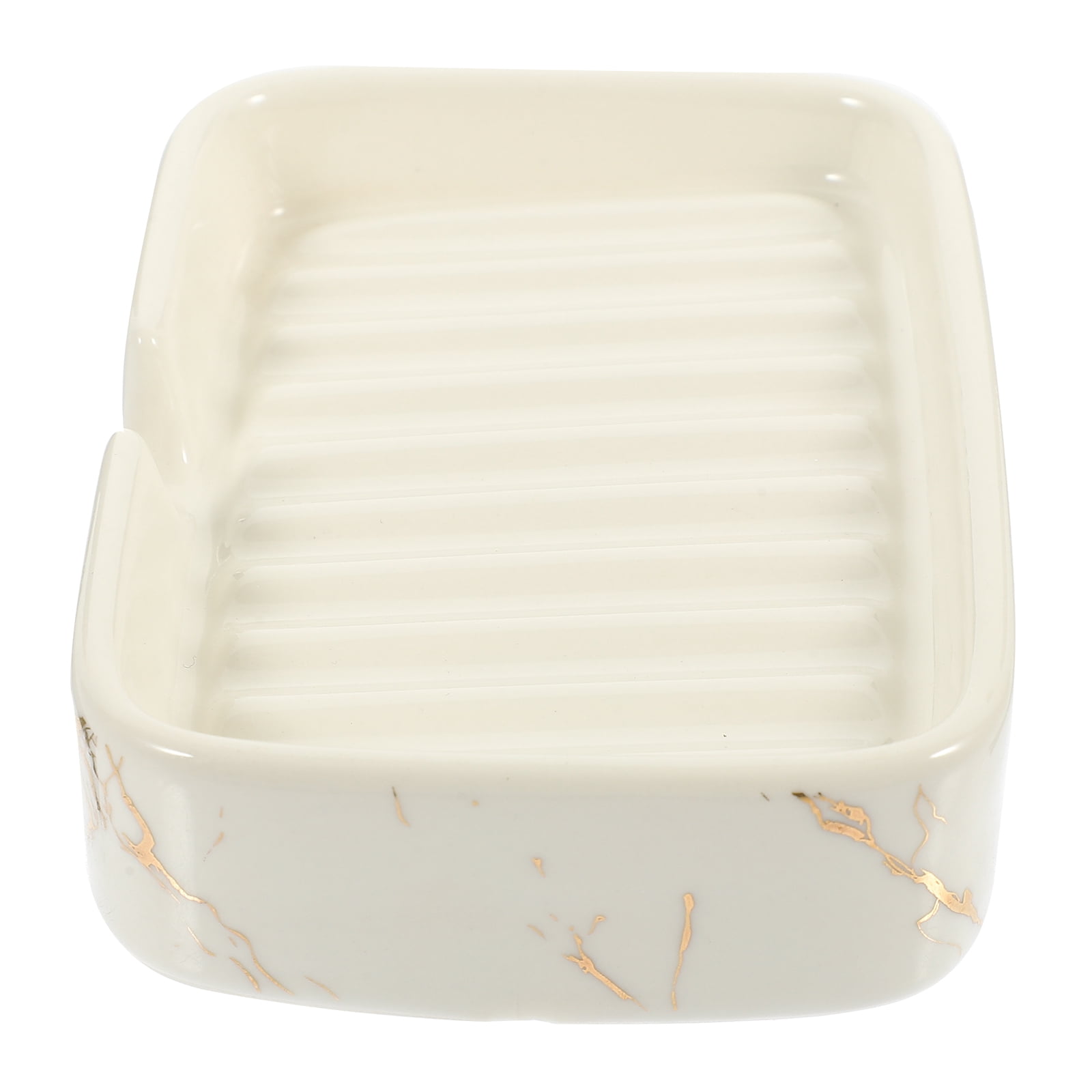 Plastic Soap Dish With Drainer – Freestanding Bathroom Organizer (Multiple Colors)