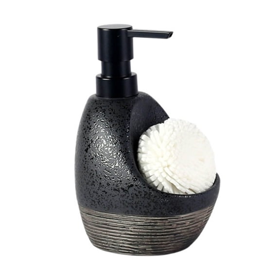 Ceramic Soap Dispenser, Multifunctional Soap, 450ML Hand Soap Dispenser, Ceramic Soap Bottle with Dual Use, Soap Bottle, for Hotels Bathrooms