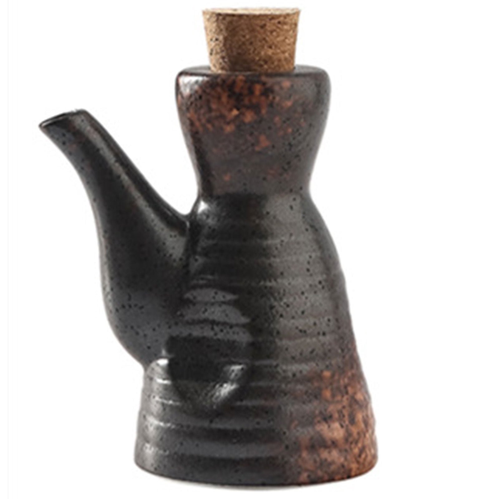 Ceramic Soy Sauce Dispenser, Traditional Japanese Kitchen Cooking Tools,Condiment Storage Jar For Storage Oil Vinegar Coffee Syrups