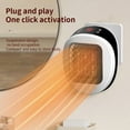 thumbnail image 1 of Ceramic Space Heater under $5! Cagogo 600W Ceramic Wall Heater, Plug In Space Heater for Indoor Use, Fast Heating Room Heater with Adjustable Thermostat, Timer and LED Display, Quiet Personal Heater, 1 of 9