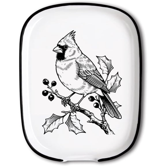 Ceramic Spoon Rest Spoon Holder for Kitchen Counter Bird 150x115mm for DIY