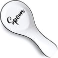 thumbnail image 1 of Ceramic Spoon Rest for Stove Top, Large Spoon Holder, Spoon Rest for Kitchen Counter, Spatula Holder Utensil Rest for Ladles, Tong, Modern Kitchen Decor, White, 1 of 7