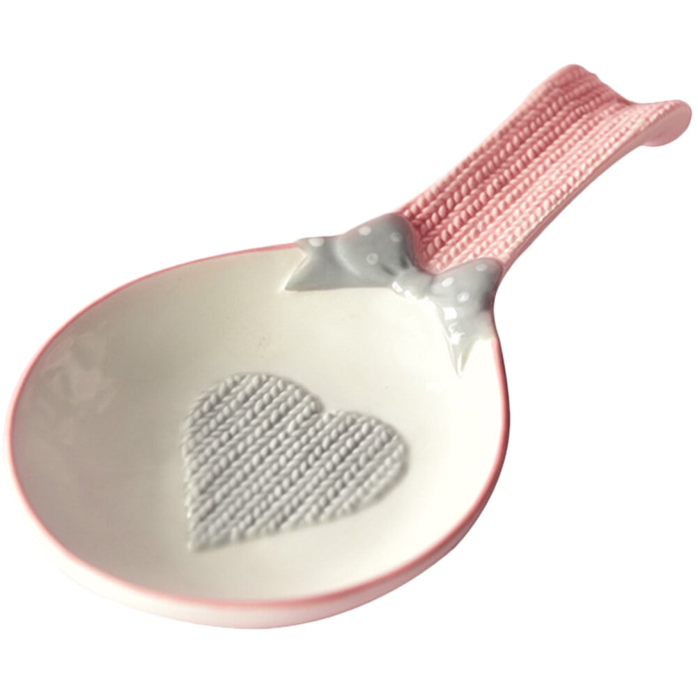 HOOWIFFY Ceramic Spoon Rest Set for Kitchen Utensils - , Easy to Clean, Assorted Colors, Holder