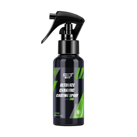Ceramic Spray - Easy to Apply, Ceramic Coating Spray, Seals & Shields Car’s Clear Coat - Hydrophobic Protection & High-Gloss Shine (3.4 oz)