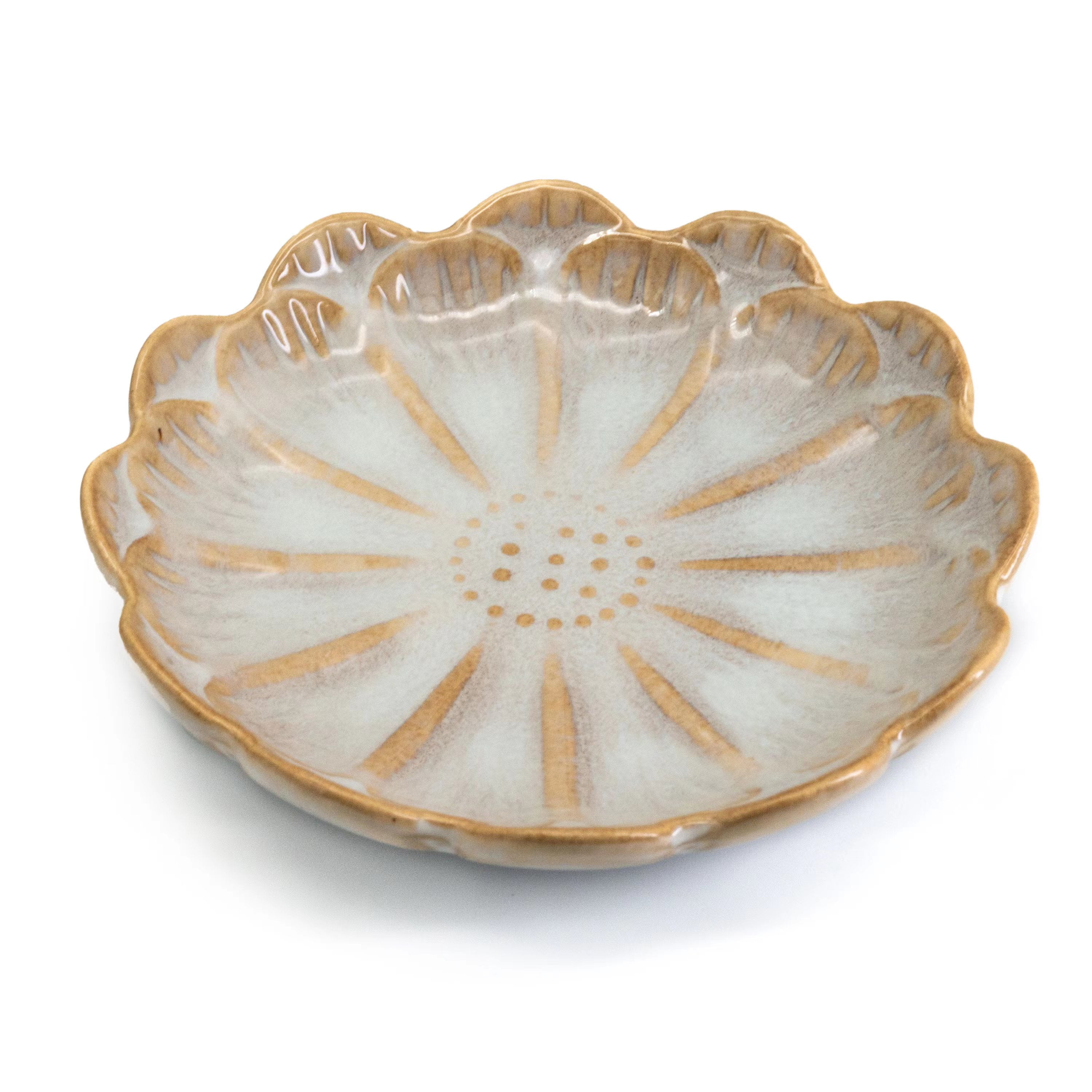 Ceramic Stable Spoon Rest Multifunctional Glaze Ceramic Dinner Plate