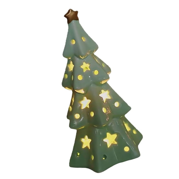 Ceramic Star Christmas Tree Ornament Unique Ceramic Star Christmas Tree Decoration Smooth and Sturdy Home Ornament