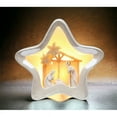 thumbnail image 1 of Ceramic Star Shape Nativity Night Light 7.375in Religious, 1 of 3