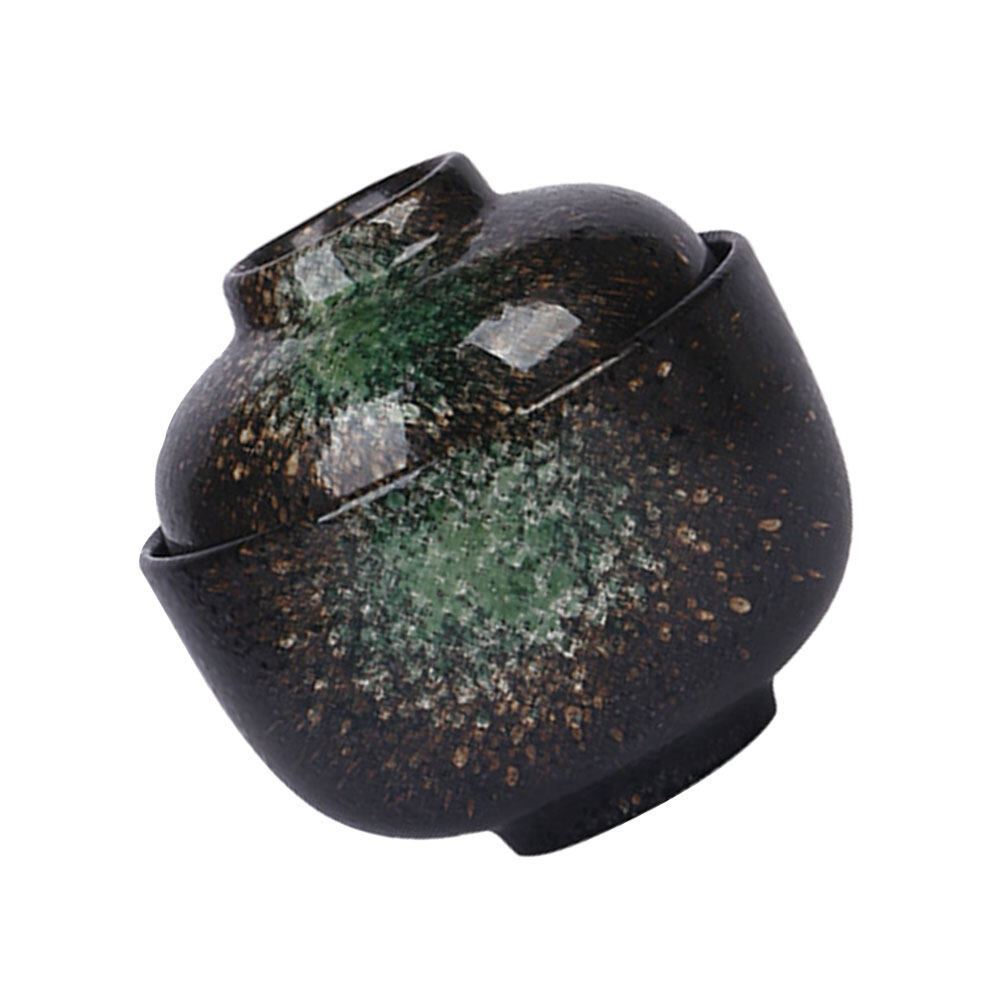 Ceramic Steamed Egg Bowl Ramen Braising Pan with Lid Cooker Kitchen Steaming Saucepan Hand