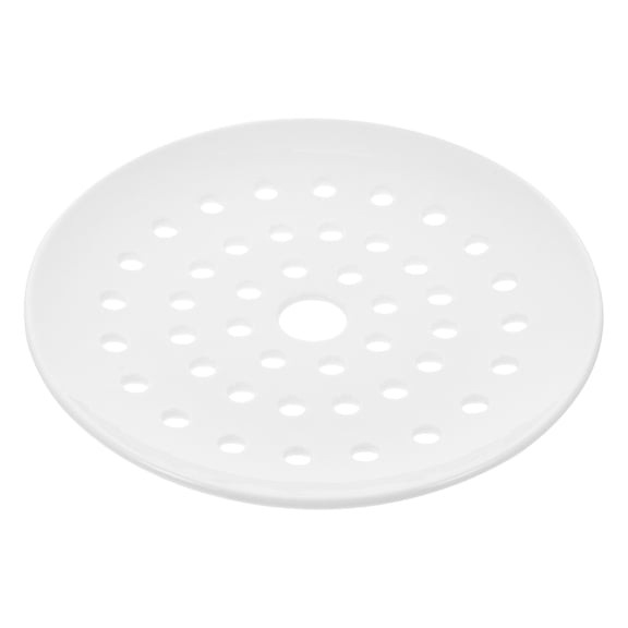 PBPBOX Ceramic Multi Holes Design Steamer 1Pc 7.1X7.1X0.8In