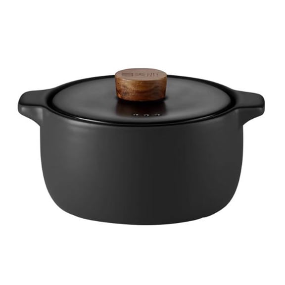 Ceramic Stew Pot Soup Pot,Multi-Function Earthenware Clay Cooking Casserole/Clay Pot for Home Oven Gas Electric Use