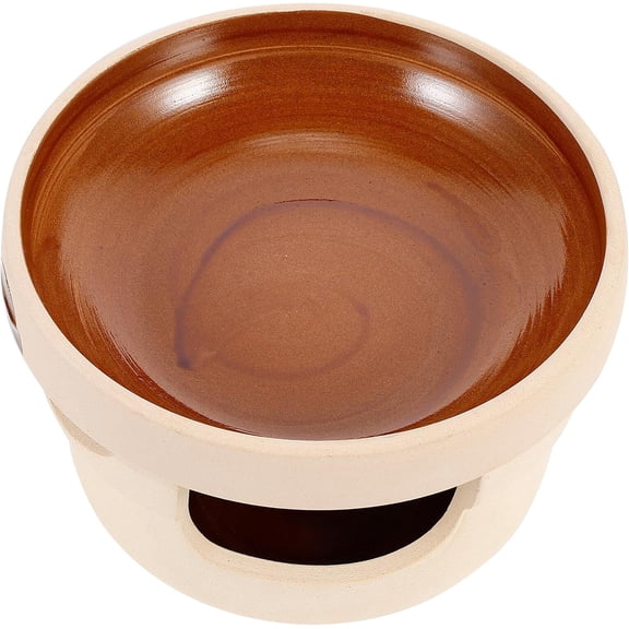 Ceramic Stew Pot with Burner Kitchen Casserole High Temperature Soup Pot for Cooking Rice Soup Porridge Energy-saving Glazed Surface