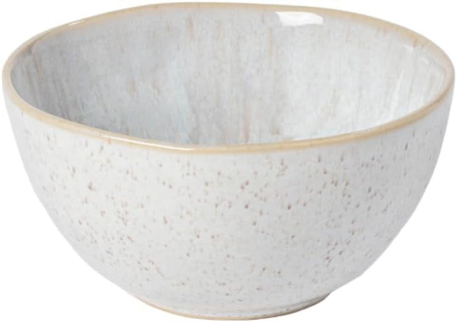 Costa Nova Pearl Collection Ceramic Bread Plate - 7 Inch, White, Microwave & Dishwasher Safe