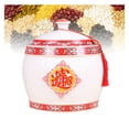 thumbnail image 1 of Ceramic Storage Jars For Kitchen,Rice Storage Containe Rice Jar Food Containers, Large Capacity,Multi-function Container Household Rice Barrel For Flour Sugar Cereals, 1 of 8