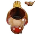 thumbnail image 1 of Raindrops Ceramic Bonsai Planter Bird Modeling Planter Pot Assorted Color 1Pcs, 1 of 6